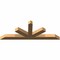 Ekena Millwork Saratoga Smooth Timber Gable Bracket, Western Red Cedar, 84"W x 31"H x 5 1/2"D x 5 1/2"F, 9/12 Pitch GBW084X31X0606SAR00SWR - alternate 4